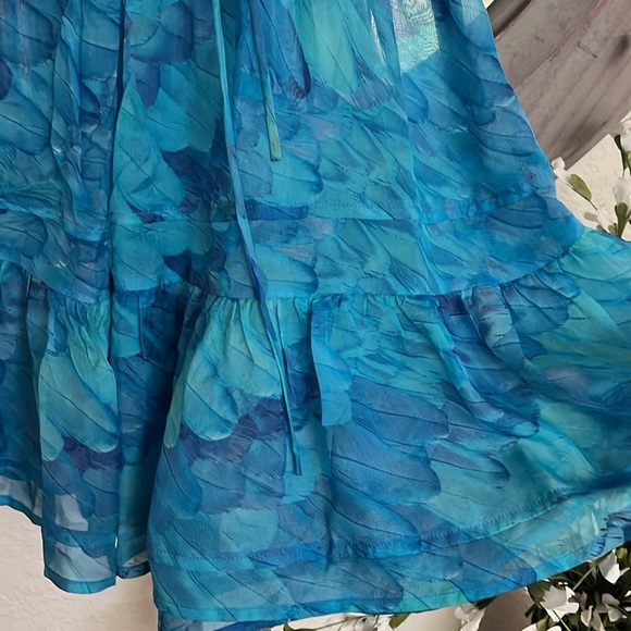 Lisa Blue CallThe Whale Silk Mini Beach CoverUp - Picture 10 of 13